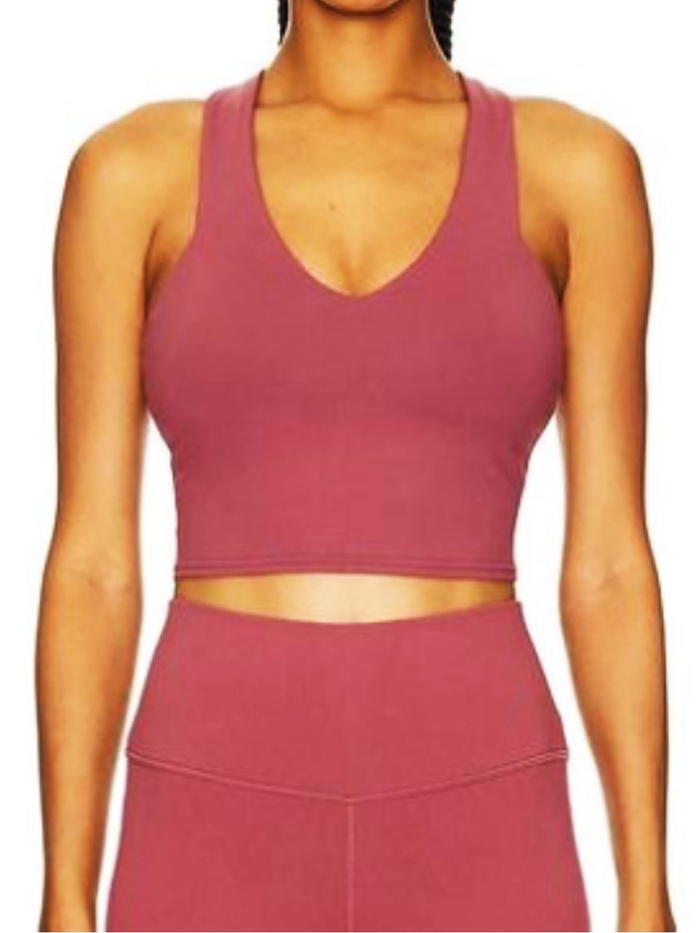 Lululemon Align Tank, maroon color, Shelf Bra Size 6 EUC